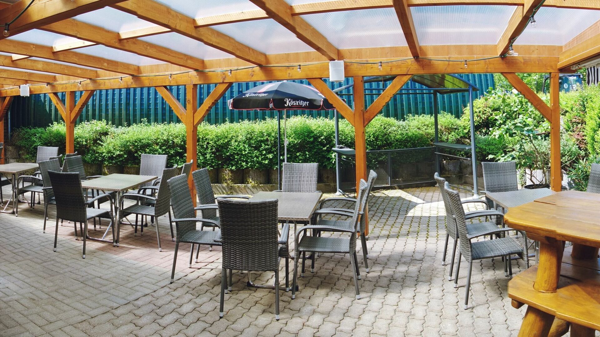 Paulfeld Baude mit Biergarten