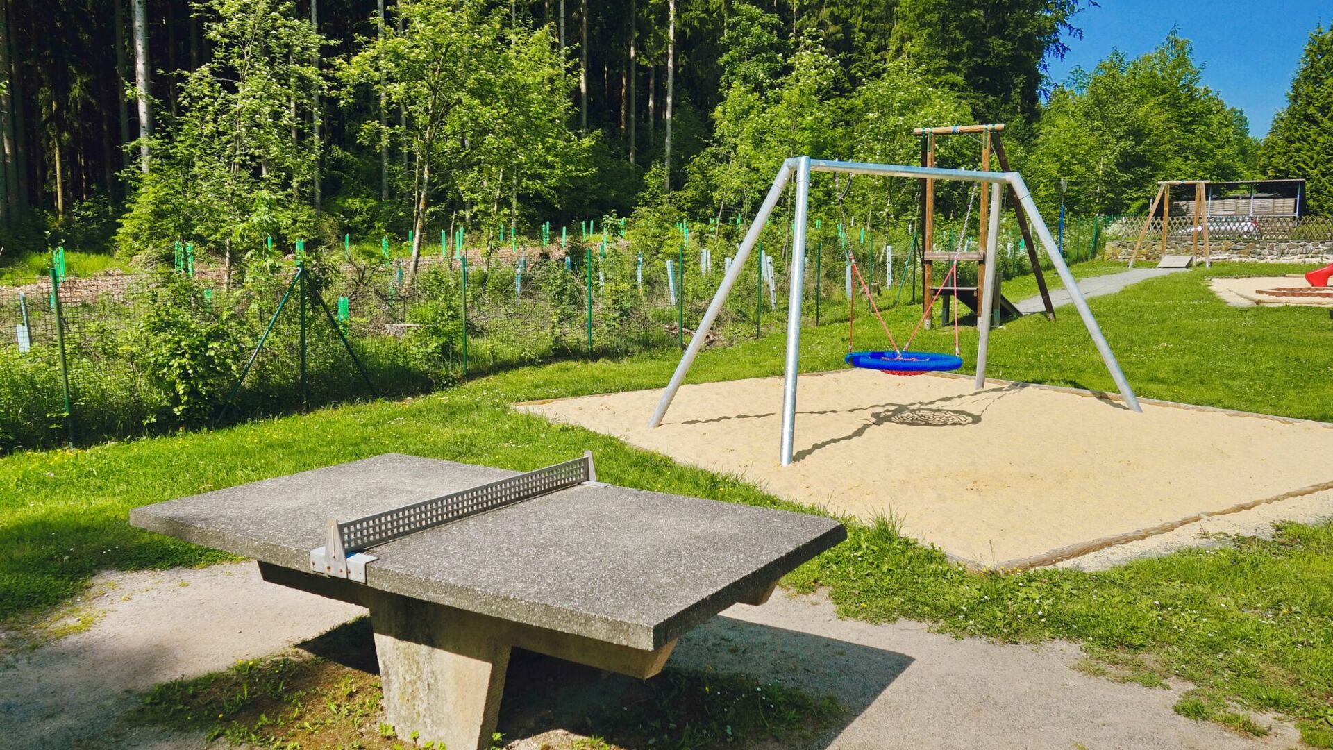 Tischtennis auf dem Campingplatz Paulfeld