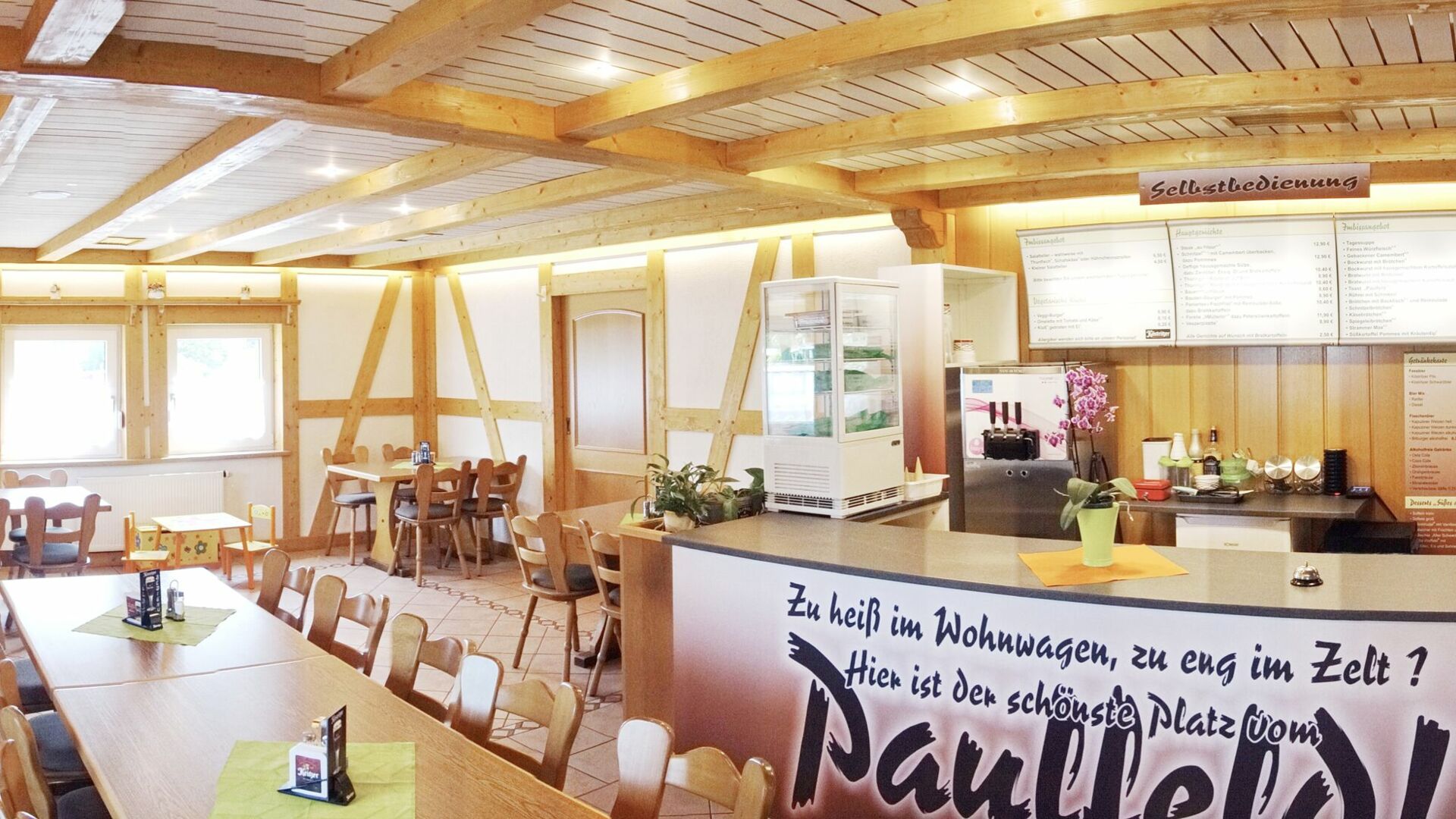 Paulfeld Baude Gastraum