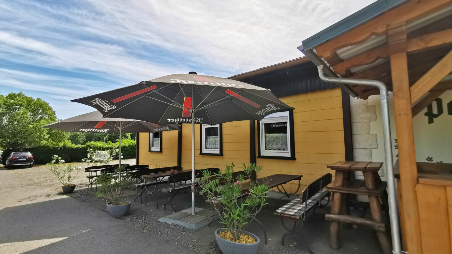 Paulfeld Baude mit Grillhütte und Biergarten