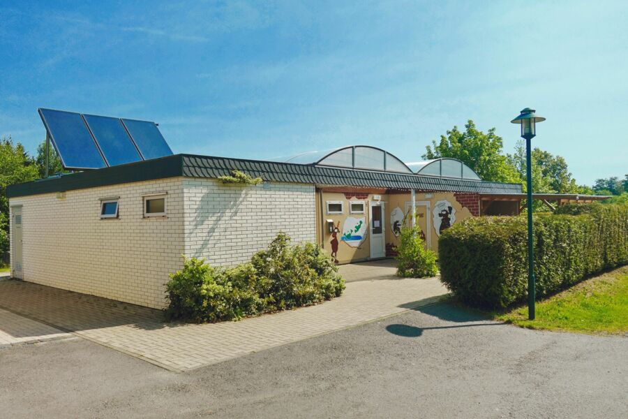 Sanitärgebäude auf dem Campingplatz Paulfeld